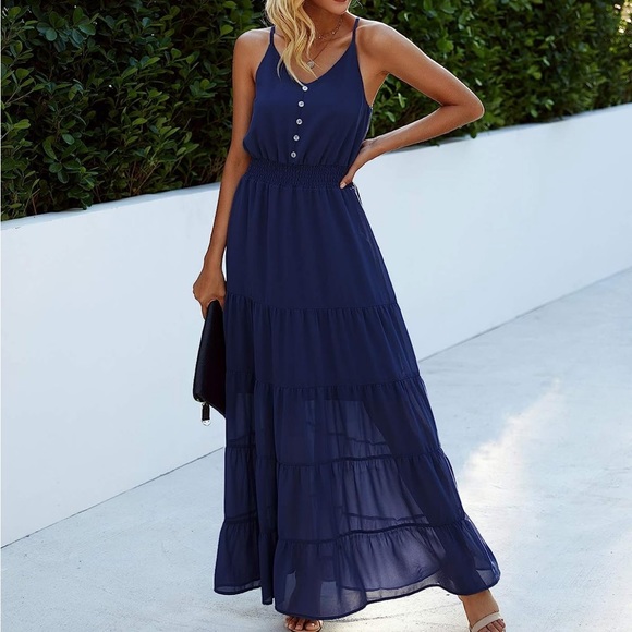 Blue maxi dress - Picture 6 of 11